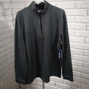 NWT Ben Hogan Performance Men's Size Large (42-44) Green Long Sleeve Polo